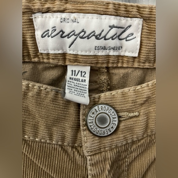 Aeropostale size 11/12 tan/brown corduroy pants - Picture 5 of 5